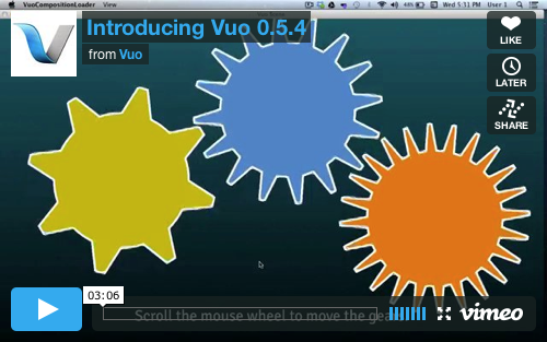 Introducing Vuo 0.5.4 video on Vimeo