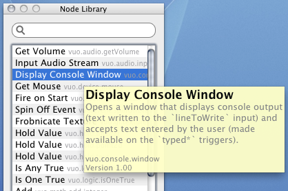 Screenshot demonstrating node tooltips